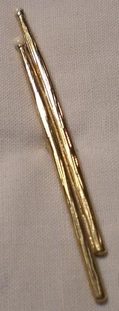 Gold Drumsticks Pin